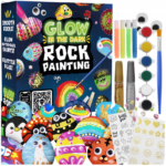 Świecące  Kamienie - zestaw do malowania kamieni